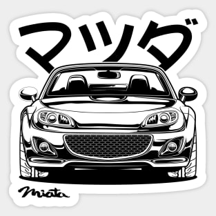 Miata MX-5 Line Art Sticker